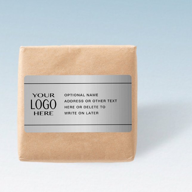 IHR LOGO | Imitate Silver Metal & Optional Text (Von Creator hochgeladen)