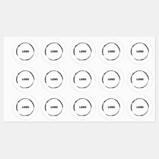 Ihr Logo in Etiketten