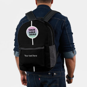 Ihr Logo kann hier individuell gestaltet werden. Bedruckter Rucksack