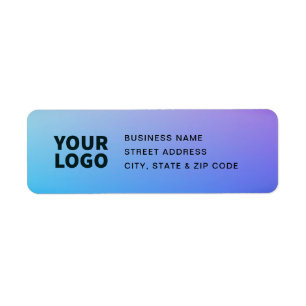 Ihr Logo Lila Blue Green Ombre