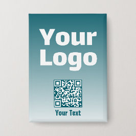 Ihr Logo mit editierbarem QR-Code und Farbverlauf Button