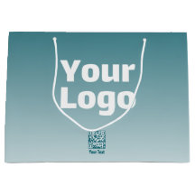 Ihr Logo mit editierbarem QR-Code und Farbverlauf