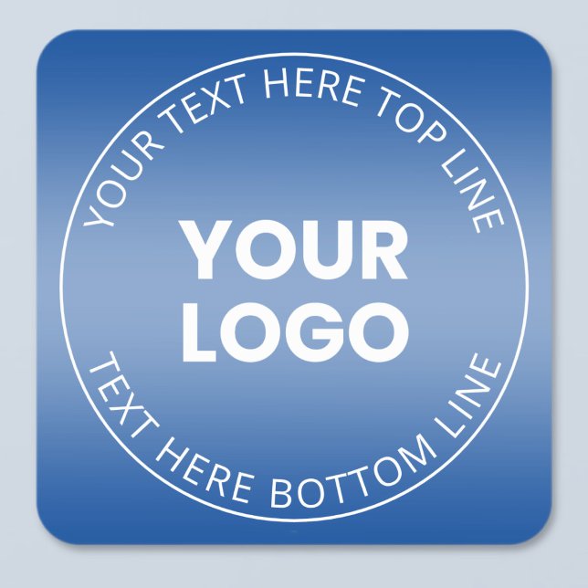 Ihr Logo mit oder ohne Farbabweichung Quadratischer Aufkleber (Von Creator hochgeladen)