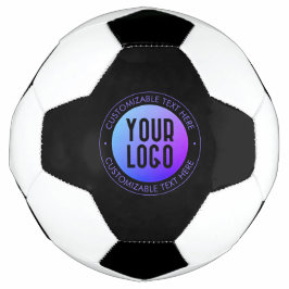 Ihr Logo & Modern Blue & Lila Ombre Gradient Fußball