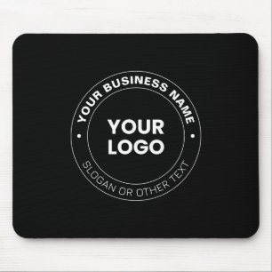 Ihr Logo   Moderner bearbeitbarer Text und Element Mousepad