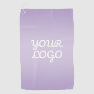 Ihr Logo & modernes einfaches Ombre Lavendel Golfhandtuch