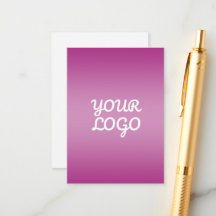 Ihr Logo & Modernes einfaches Ombre | Lila