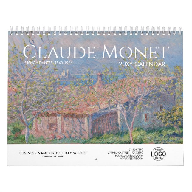 Ihr Logo Monet Art Business Geschenk Werbeaktion 2 Kalender (Titelbild)