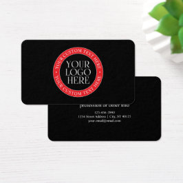 Ihr Logo oder anderes Bild | Schwarz, Rot und Weiß