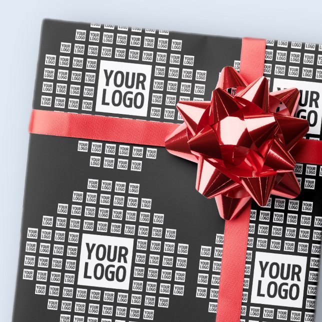 Ihr Logo oder Bild | Einzigartiges modernes Muster Geschenkpapier (Von Creator hochgeladen)