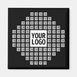 Ihr Logo oder Bild | Einzigartiges modernes Muster Magnet