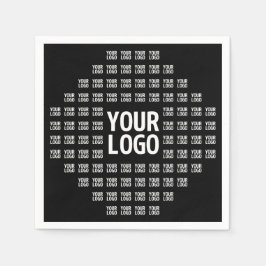 Ihr Logo oder Bild | Einzigartiges modernes Muster Serviette
