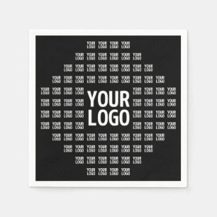 Ihr Logo oder Bild   Einzigartiges modernes Muster Serviette