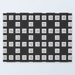 Ihr Logo oder Bild Einzigartiges, sich wiederholen Seidenpapier