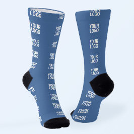 Ihr Logo oder Bild  | Vertikale Streifen Muster  Socken