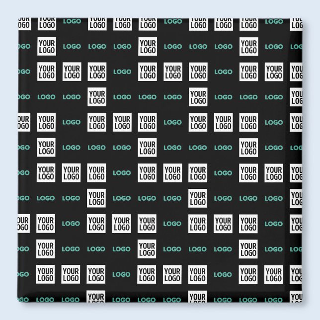 Ihr Logo oder Bild | Zick-Zack-Muster mit zwei Bil Magnet (Von Creator hochgeladen)