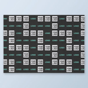 Ihr Logo oder Bild Zig Zag Muster mit zwei Bilde Seidenpapier