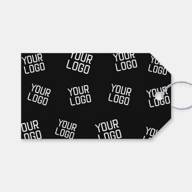 Ihr Logo oder Bild | Zufällige Suchvorlage Geschenkanhänger (Vorderseite (Horizontal))