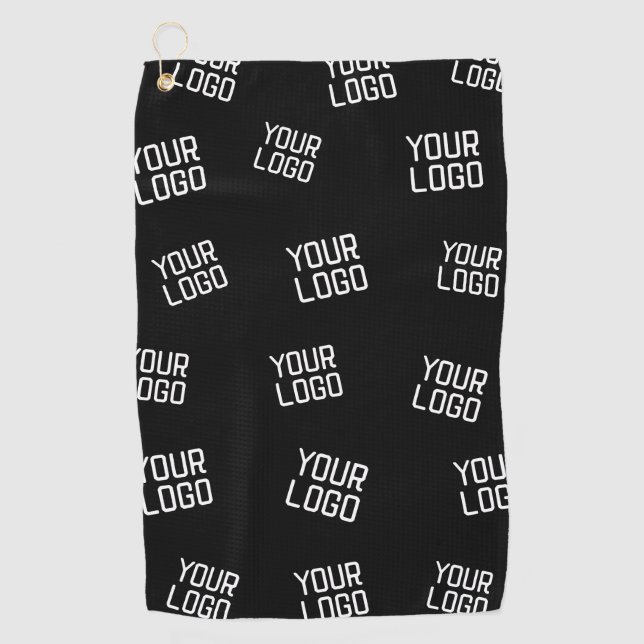 Ihr Logo oder Bild | Zufällige Suchvorlage Golfhandtuch (Vorderseite)