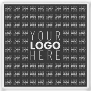 Ihr Logo oder Bildgeflechtetes Muster Großbildlogo Aufkleber