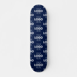 Ihr Logo oder Bildwiederholmuster | Marineblau Skateboard