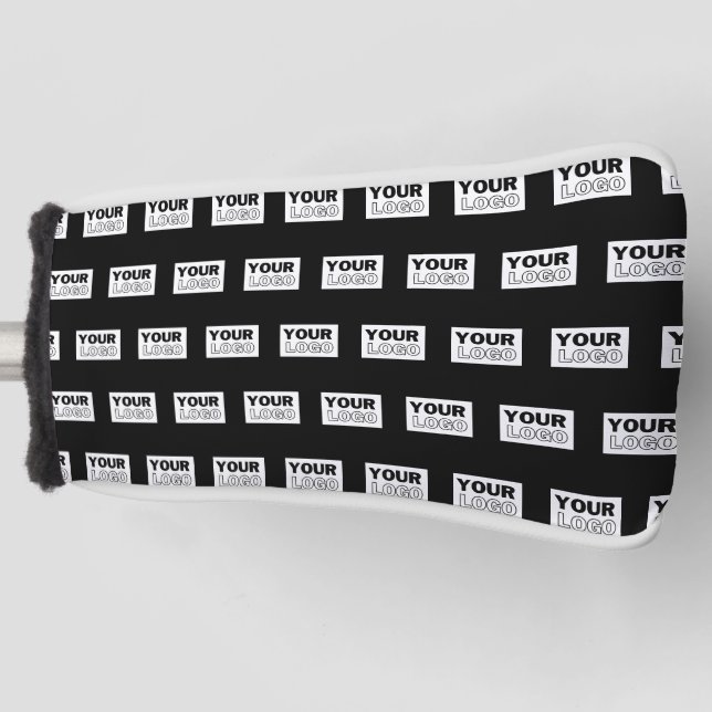 Ihr Logo oder Design | Bearbeitbarer Farbhintergru Golf Headcover (Vorderseite)