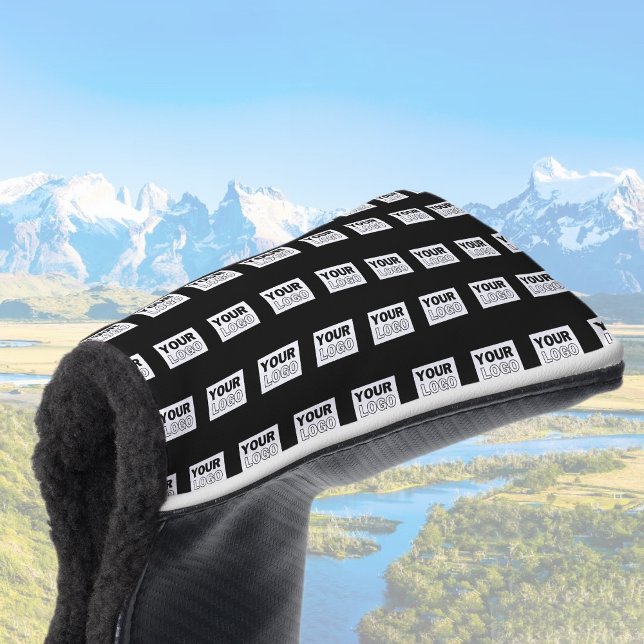 Ihr Logo oder Design | Bearbeitbarer Farbhintergru Golf Headcover (Von Creator hochgeladen)