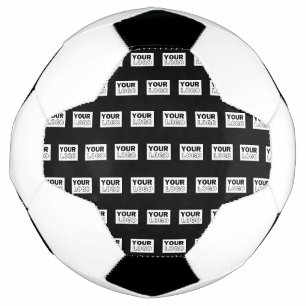 Ihr Logo oder Design Hintergrund mit editierbare Fußball