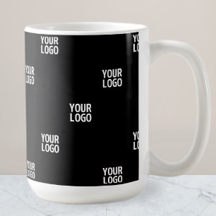 Ihr Logo oder ein beliebiges Bild   diagonale Stre Kaffeetasse