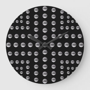 Ihr Logo oder ein beliebiges Bild Einzigartiges Große Wanduhr