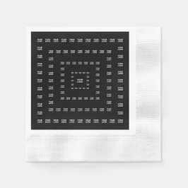 Ihr Logo oder ein beliebiges Design/Bild | Quadrat Serviette