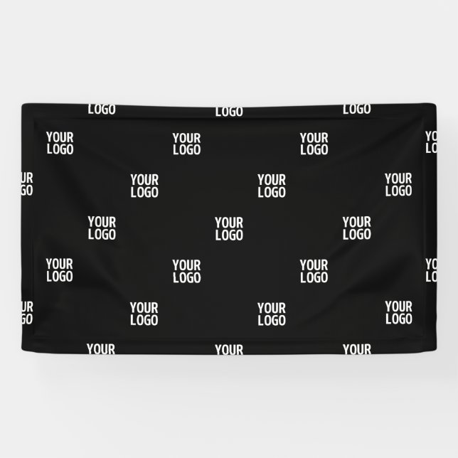 Ihr Logo oder ein Bild | Diagonale Streifen Banner (Horizontal)