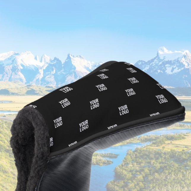 Ihr Logo oder ein Bild | Diagonale Streifen Golf Headcover (Von Creator hochgeladen)