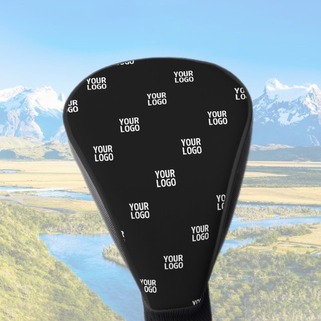 Ihr Logo oder ein Bild | Diagonale Streifen Golf Headcover (Von Creator hochgeladen)