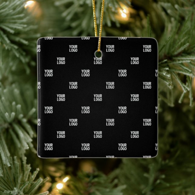 Ihr Logo oder ein Bild | Diagonale Streifen Keramikornament (Baum)