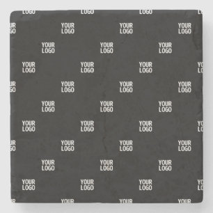 Ihr Logo oder ein Bild Diagonale Streifen Steinuntersetzer