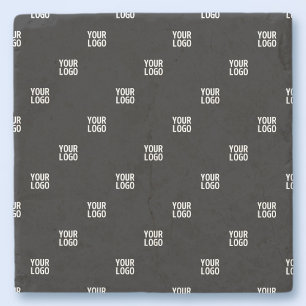 Ihr Logo oder ein Bild   Diagonale Streifen Steinuntersetzer