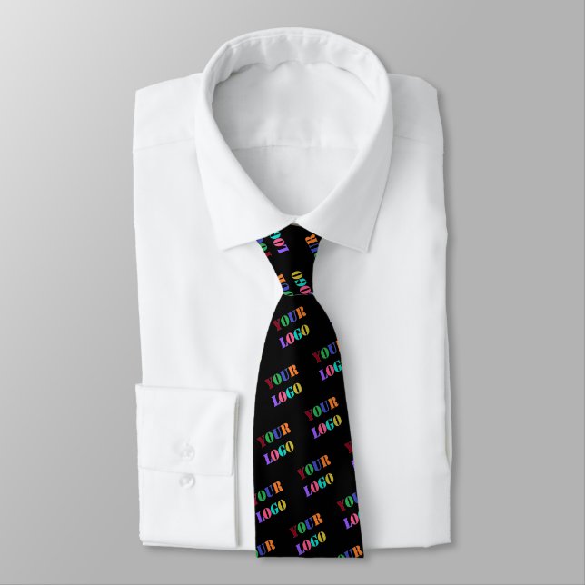 Ihr Logo oder Foto Business Neck wählen Sie Farbe Krawatte (Gebunden)