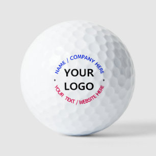 Ihr Logo oder Foto für benutzerdefinierte Text-Bri Golfball