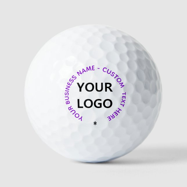 Ihr Logo oder Foto für benutzerdefinierte Text-Bri Golfball (Vorderseite)