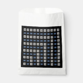 Ihr Logo oder hochgeladenes Bild | Geometrisches M Geschenktütchen