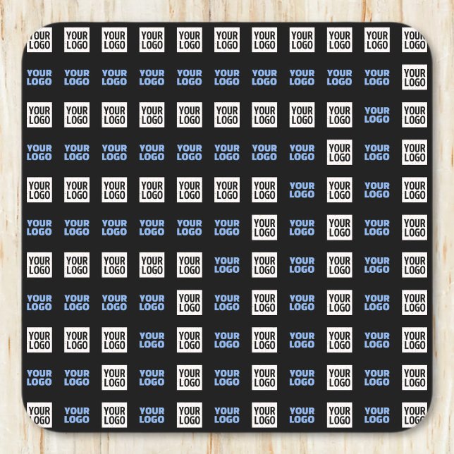 Ihr Logo oder hochgeladenes Bild | Geometrisches M Rechteckiger Pappuntersetzer (Von Creator hochgeladen)