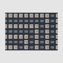 Ihr Logo oder hochgeladenes Bild | Geometrisches M Seidenpapier