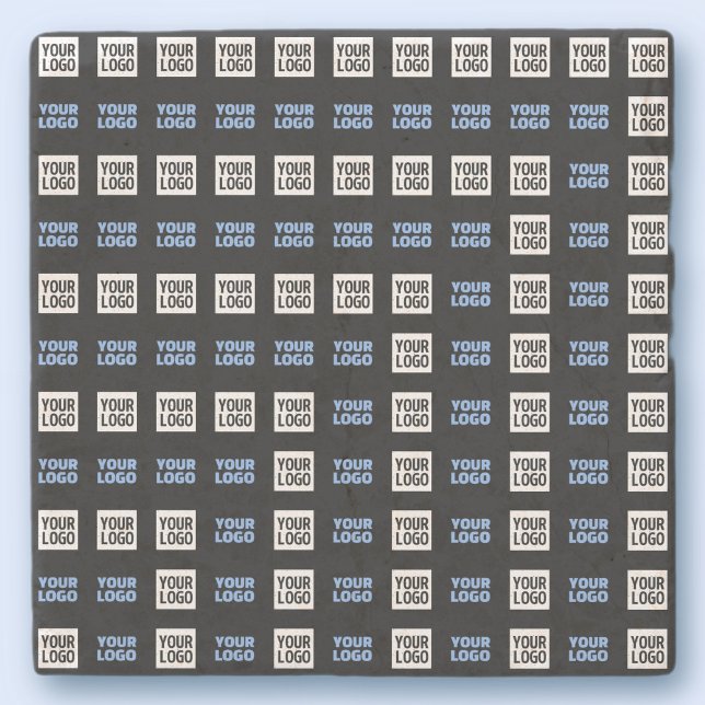 Ihr Logo oder hochgeladenes Bild | Geometrisches M Steinuntersetzer (Von Creator hochgeladen)