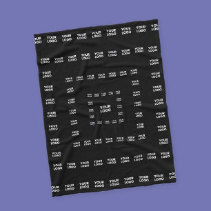 Ihr Logo oder irgendein Design/Bild Quadratmuste Fleecedecke