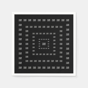 Ihr Logo oder irgendein Design/Bild   Quadratmuste Serviette