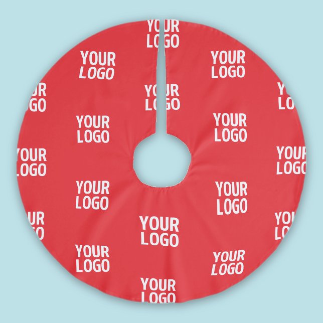 Ihr Logo oder jedes Bild/Design automatisch geglie Polyester Weihnachtsbaumdecke (Von Creator hochgeladen)