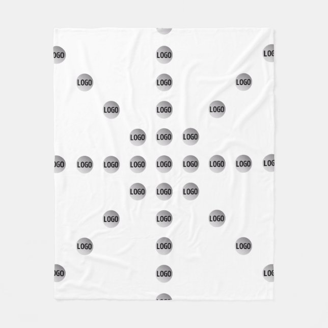 Ihr Logo oder jedes hochgeladene Bild | Star Patte Fleecedecke (Vorderseite)