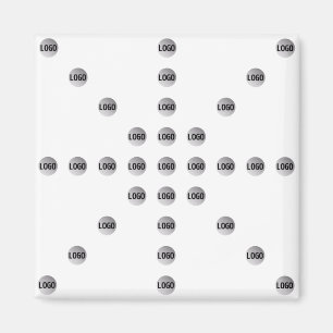 Ihr Logo oder jedes hochgeladene Bild Star Patte Magnet