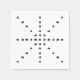 Ihr Logo oder jedes hochgeladene Bild   Star Patte Serviette